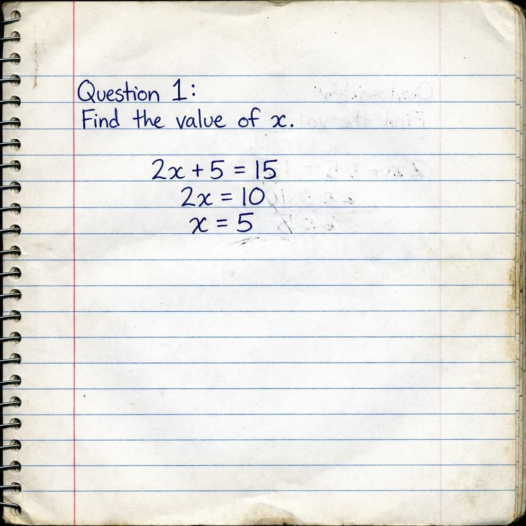 Handwritten Assignment Sample