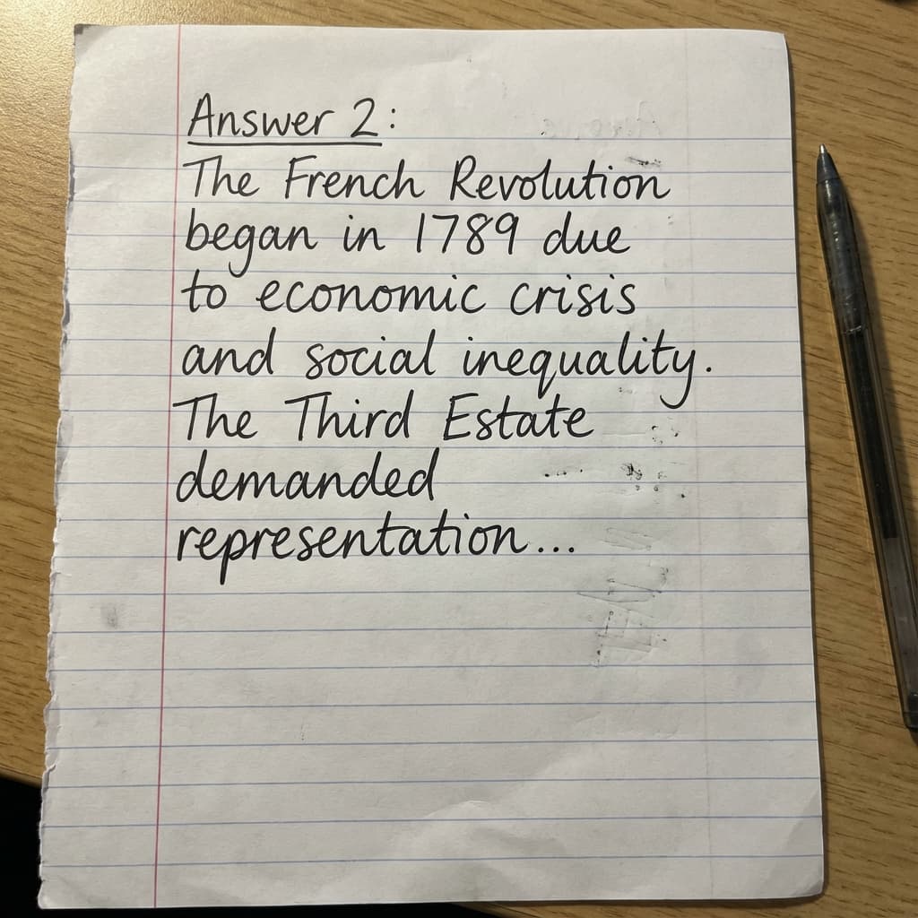 Physics equations and diagrams handwritten on white bond paper